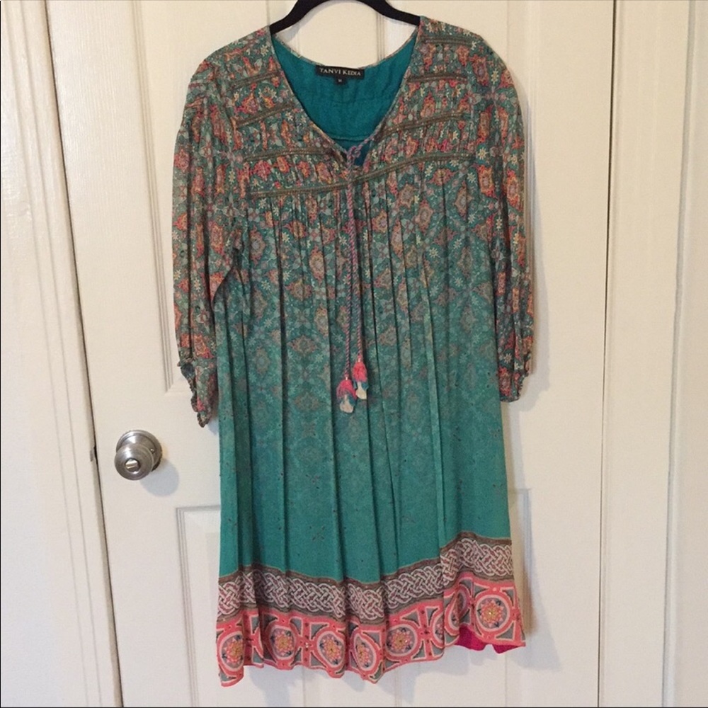 Anthropologie Peasant Dress M